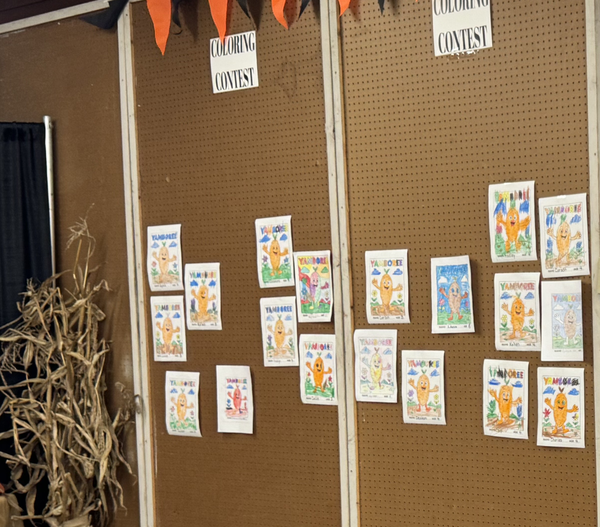2026 Yam Coloring Page Exhibits