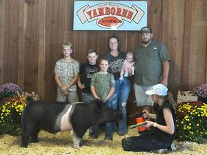 2026 Yamboree Livestock Show Swine Winner Group