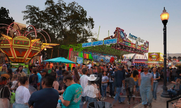 Yamboree Carnival at dusk