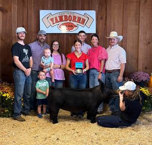 2026 Yamboree Livestock Show Swine Winner Group