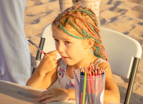 kid Coloring Photo