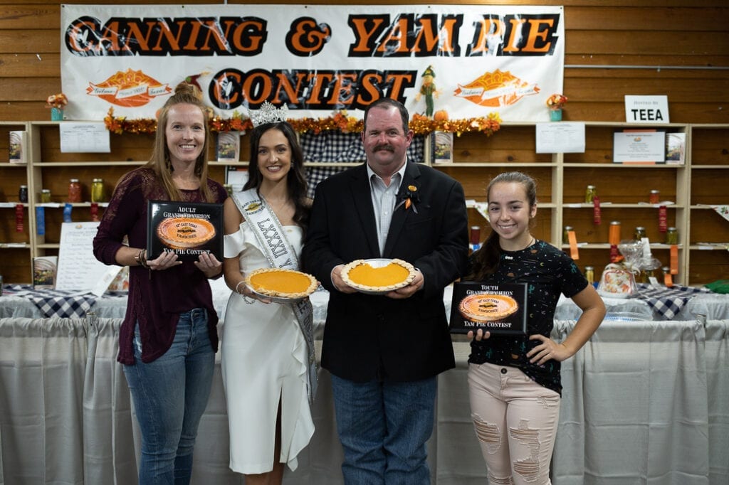 Audrey Scott Nolan at the Canning and Yam Pie Contest