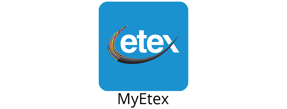 The logo for etx myflex.